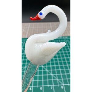 Mid Century Modern Swan Swizzle Stirrer